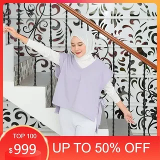 PROMO !! Anzu Vest Outerwear Babyteri Premium Fashion Wanita Remaja Muslim Termurah & Terlaris