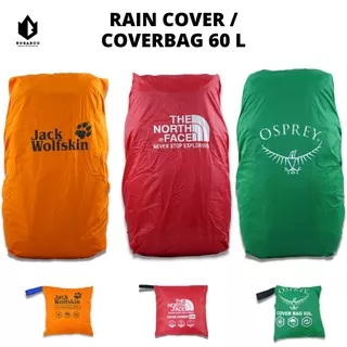 Cover Bag Waterproff 60 Liter (Bisa untuk 50-70 Liter) - Coverbag - Raincover - Rain Cover Bag - Sar