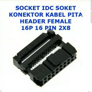 IDC Socket Female 16pin 16 pin Connector Konektor 2x16pin female IDC Socket soket 16p 2.54mm