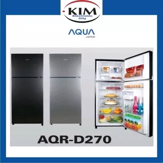 Kulkas Aqua AQR D270 2 Pintu 220 Garansi Resmi 7 Tahun