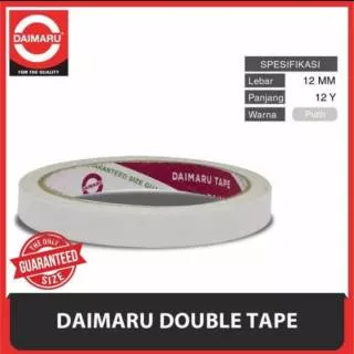 DAIMARU Double Tape 12 mm x 12 yard atau Double Tape Daimaru 1/2 inch x12 y