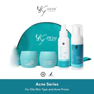 Kf Skin Paket Acne Tosca / Paket Perawatan Untuk Wajah Berjerawat / KF SKIN ACNE