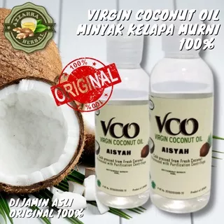 VCO Premium 60 ML Grade A - Virgin Coconut Oil Minyak Kelapa Murni 100% - VCO AISYAH 60 ML