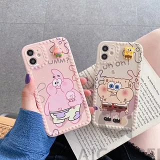 [COD] Fashionable And Lovely Exquisite Love Frame Love Haibao VS Pai Daxing Phone Case Untuk iPhone 12 11 Pro Max XS Max XR 8 7 Soft case silikon