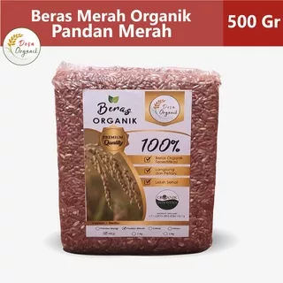 Desa Organik - Beras Merah Organik 500 gr / Pandan Merah  / Organic Rice [PREMIUM]