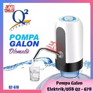 Pompa Air Galon Listrik Elektrik / POMPA AIR GALON LISTRIK CHARGE USB Q2/ POMPA GALON Q2 678