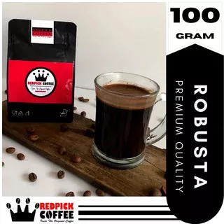 KOPI BUBUK ROBUSTA PREMIUM QUALITY 100 GRAM - KOPI ROBUSTA / KOPI ORIGINAL / REDPICK COFFEE / AROMA