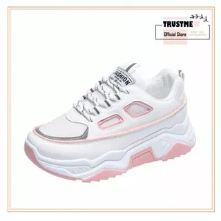 (REAL PICT GESER)Sepatu Sneaker Wanita Impor Sepatu Casual PM09