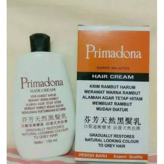 Primadona ORIGINAL HAIR CREAM semir rambut hitam alami