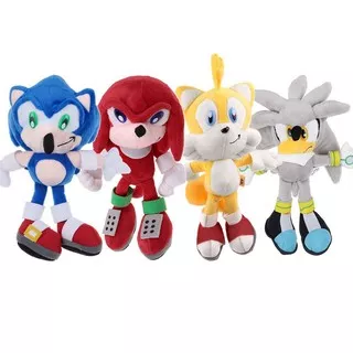 Boneka Plush Sonic The Hedgehog & Miles Tails Untuk Anak