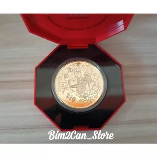 Koin 10 dollar commemorative Singapura / Singapore