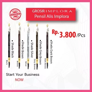 [GET 6 PCS] 3.800/PCS | IMPLORA| PENSIL ALIS| EYEBROW| EYEBROW PENCIL| PENSIL ALIS IMPLORA| PENSIL | ALIS| GROSIR KOSMETIK