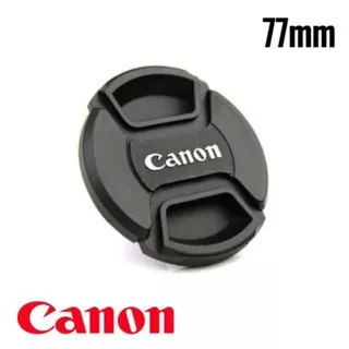 Tutup lensa Canon 77mm lenscap canon 77 mm lens cap tutup depan lensa kamera canon front lens cap