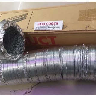Flexible ducting 6” METERAN cerobong asap exhaust fan ducting ac