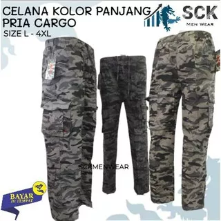 Celana Kolor Karet Panjang Pria Doreng / Celana Santai / Celana Kolor Panjang Karet Doreng / Celana Import/ Celana Pria Doreng - sckmenwear GROSIR