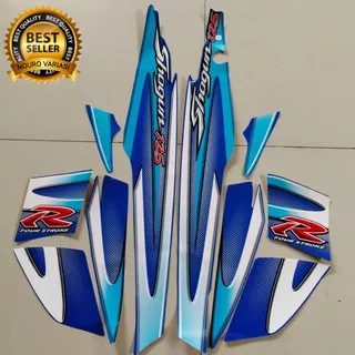 striping suzuki shogun 125 r 2005 2006 biru body standar berkualitas terbaik