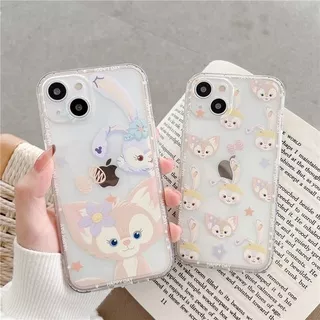 Case for IPhone 13 12 11 Pro Max X Xs Max Xr 7 8 Plus Casing Lovely Rabbit Linabell Phone Case Silicon Clear Protective Cover