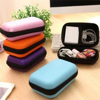 Tas Hard Case Pelindung Headset / Earphone tempat wadah