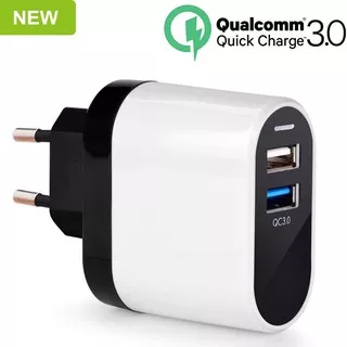 AVANTREE WALL CHARGER 4.5amp QUICK CHARGER 23W/4.5 DUAL USB QC3.0 QUALCOMM FAST CHARGING – TR603