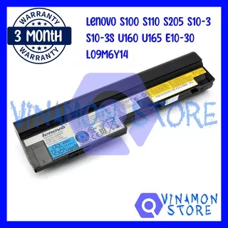 New Battery Baterai Laptop Notebook Lenovo IdeaPad S100 S110 S205 S10-3 S10-3s U160 U165 E10-30 / L09C3Z14 L09M3Z14 L09M6Y14 L09M6Z14