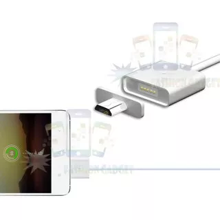 KABEL MAGNETIK MICRO / LIGHTNING Cable Data Micro USB LIGHTNING Kabel Charger Micro Magnetic FOR OPPO VIVO Untuk IPHONE XIAOMI SAMSUNG