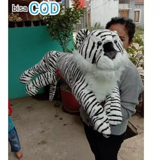 BONEKA KUCING MACAN HARIMAU SINGA JUMBO 1 METER MAINAN BINATANG KARAKTER BONEKA HARIMAU KUCING BESAR