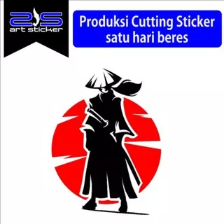 sticker ninja samurai