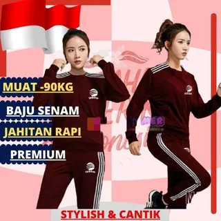 Setelan Olahraga Wanita Joger Simple Cewek Baju Senam Big Size Setelan Cewek Jumbo Baju Olah Raga Cewek Kekinian 2021 Setelan Senam Wanita Jaket  Setelan Baju Aerobik Baju Stelan  Sport Cewek Setelan Olahra Baju Setelan Adidas Wanita Setelan Baju Erobik