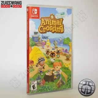 nintendo switch cartridge card game ANIMAL CROSSING NEW HORIZONS 2nd bekas