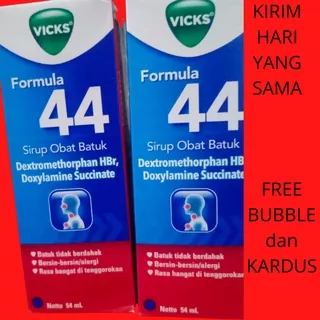 Vicks Formula 44 Obat Batuk Tidak Berdahak Kering Tenggorokan Gatal Dewasa Toko masAdam