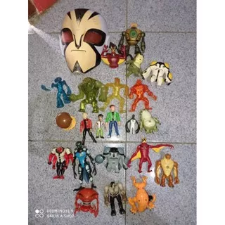 07-04-2022 Action Figure  Ben 10 ben10 Ben Ten four arms ben Diamond Head upgrade heat blast armodrillo echo echo tenison four arms