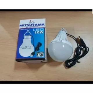 MITSUYAMA LED 10/15 WATT COOL WHITE KABEL USB 1.5 M / LAMPU LED
