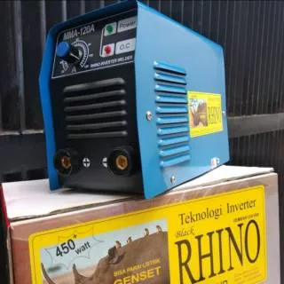 Mesin Las Trafo Las 450 watt Rhino Biru 120 A