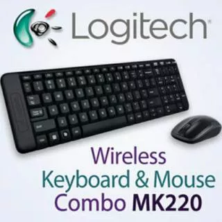 [Combo?] Keyboard Mouse Logitec MK220 Wireless Original
