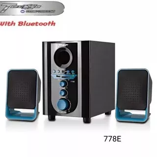 Speaker Aktif Bluetooth GMC Teckyo 778E Radio USB Aux Super Bass Original Speker Komputer Portable