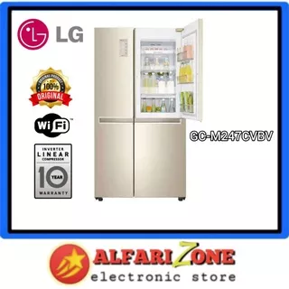 Kulkas LG Side By Side inverter GC-M247CVBV GCM247CVBV GCM247