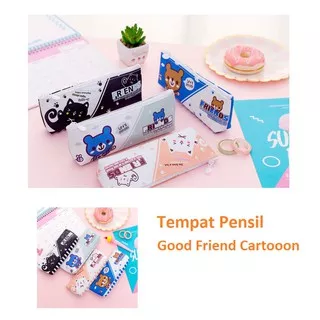 Ennwen TP0053 Tempat Pensil Good Friend Cartoon Pencil Case  / Tempat Kosmetik