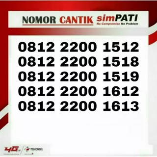 KARTU PERDANA NOMOR CANTIK SIMPATI