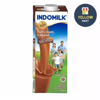 Indomilk Susu Rasa Full Cream Coklat UHT 1 Litre