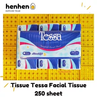 Tissue Tessa 250 sheet Facial Tissue Ready Stock