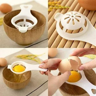 Sendok pemisah kuning telur alat pemisah kuning telur sendok pemisah kuning telur bahan plastik