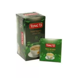 Teh Celup Tong Tji Green Tea - teh hijau celup Tongtji - Teh Celup Tongji amplop green tea  (25 pcs)