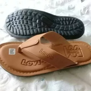 [IND Shop ID 16Ju0Ao] Bigsale Promo!! Sandal jepit kulit pria asli levi`s sendal pria kulit levis sa