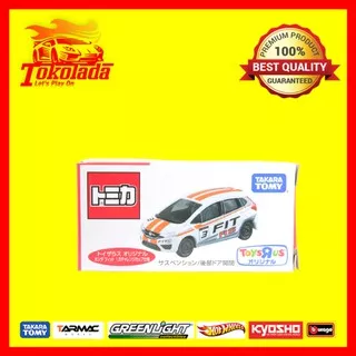 Diecast Miniatur Mobil Mainan Honda Jazz Takara Tomy Diecast Tomica Toys-R-Us Honda Fit RS Putih