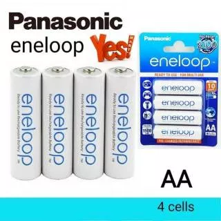 Panasonic Eneloop 4pcs Battery AA 1900mAh Rechargeable Pack