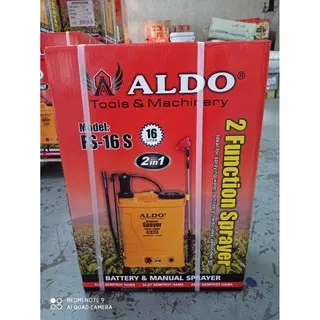 ALDO Alat Semprot Hama - Sprayer 2 in 1 manual elektrik 16 liter