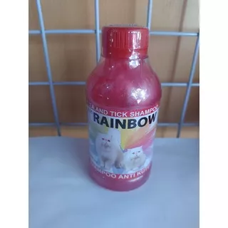 Flea and Tick shampoo rainbow /shampo kucing dan anjing 250 Ml