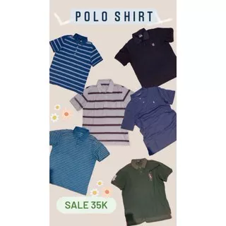 Polo Shirt Branded original second sale 25k