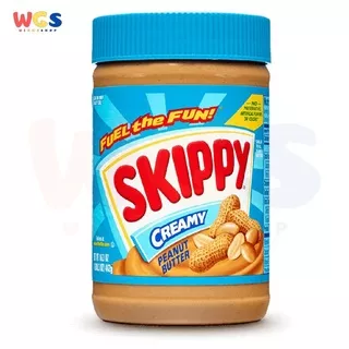 Selai Skippy Creamy & Smooth Peanut Butter USA 16.3 oz 462gr