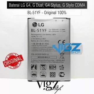 Baterai Battery LG G4, G Dual, G4 Stylus, G Stylo CDMA BL-51YF Original 100%